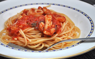 Spaghetti con ragù di seppie - 1