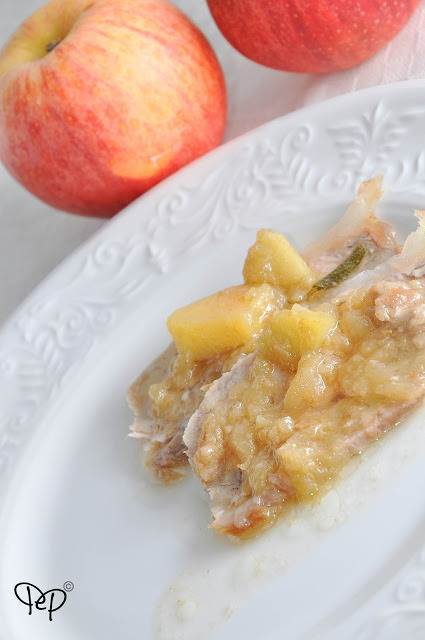 arrosto mele e calvados