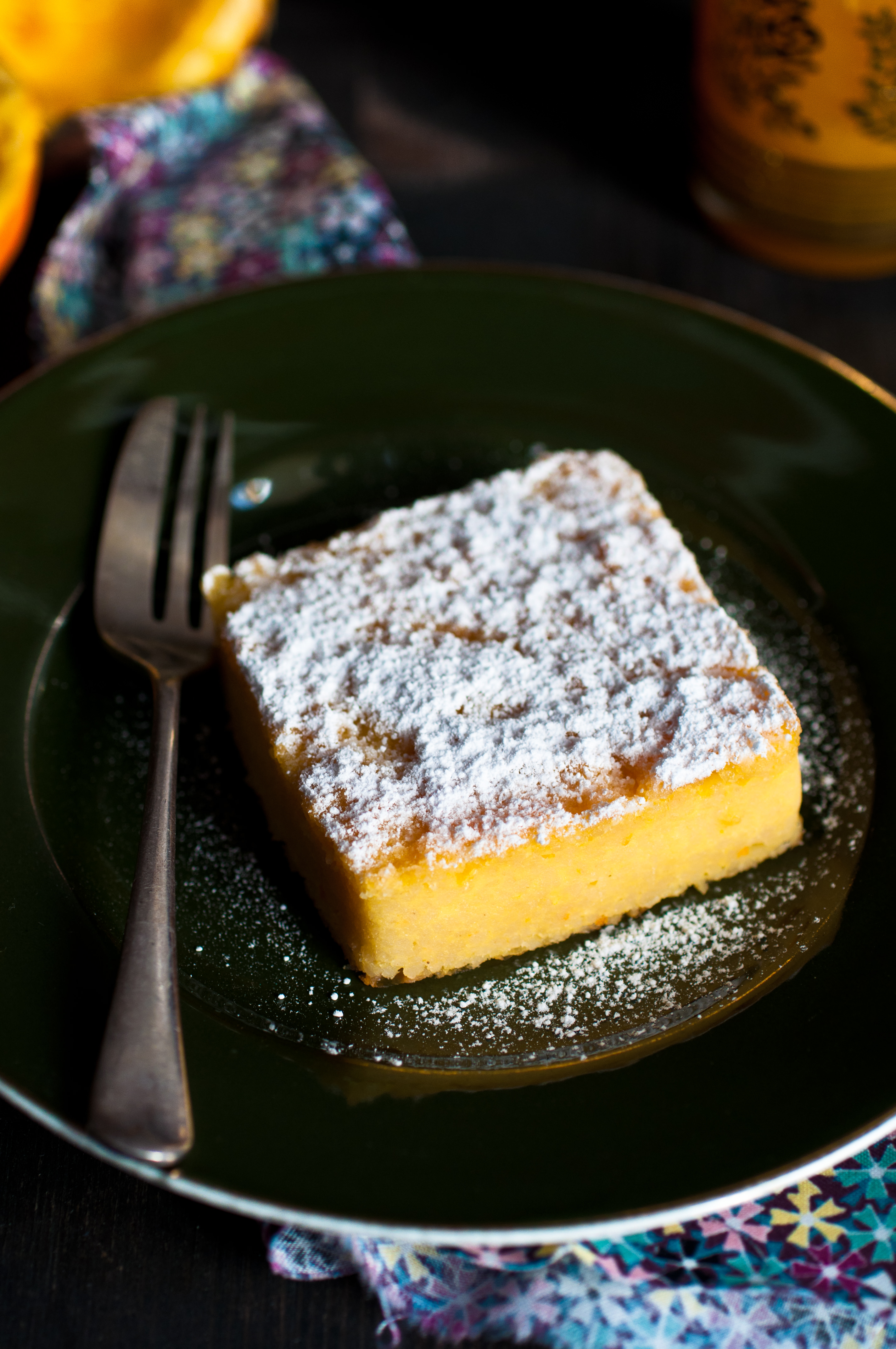 Torta di cous cous e arancia