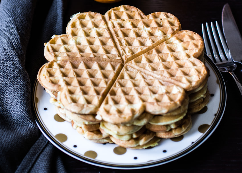 Waffle all'arancia