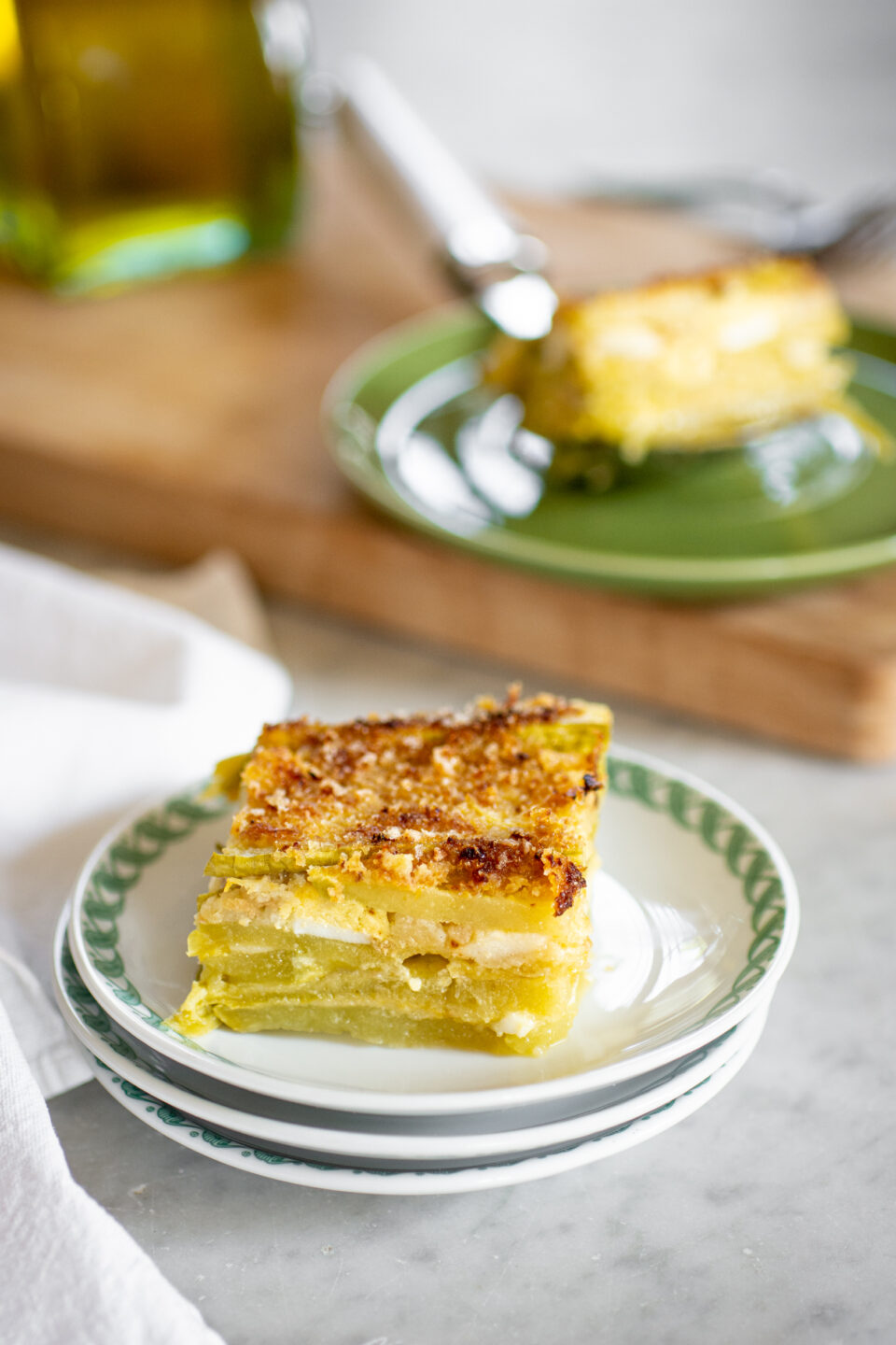 Parmigiana leggera di zucchine - Peperoni e Patate