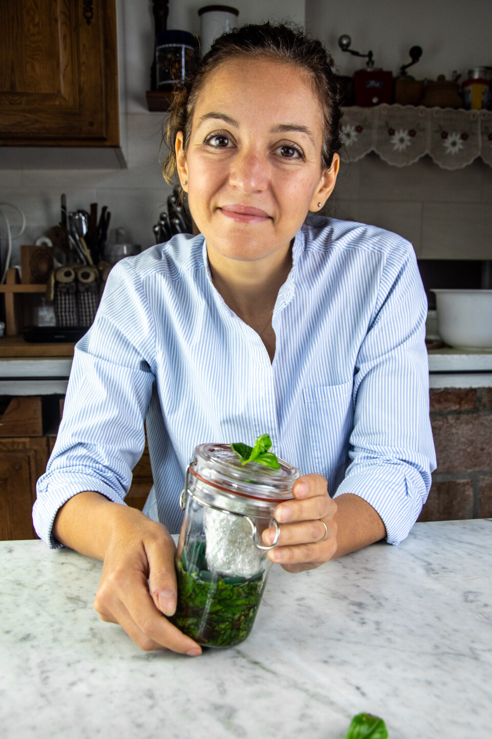 Basilico lattofermentato